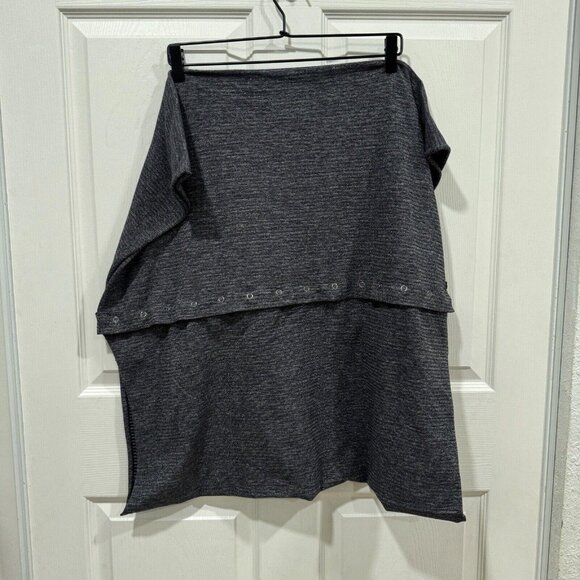 Lululemon Womens Vinyasa Scarf Wrap Multi wear Black Gray One Size Reversible - Picture 7 of 7